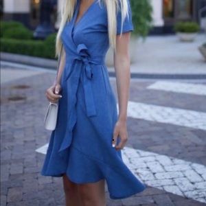 Blue/Gingham VICI Dress